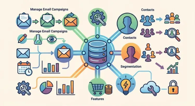 Gérer l'emailing et le CRM : fonctionnalités d'automatisation à comparer