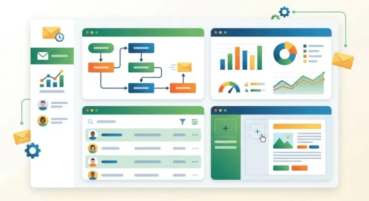 Gérer l'emailing et le CRM : fonctionnalités d'automatisation à comparer